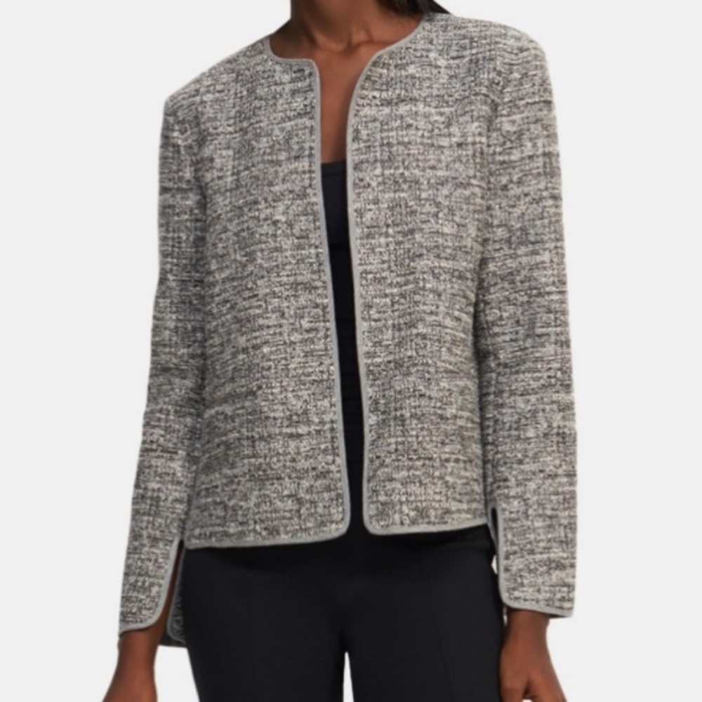 Theory - Binding jacket in Tweed SZ 8